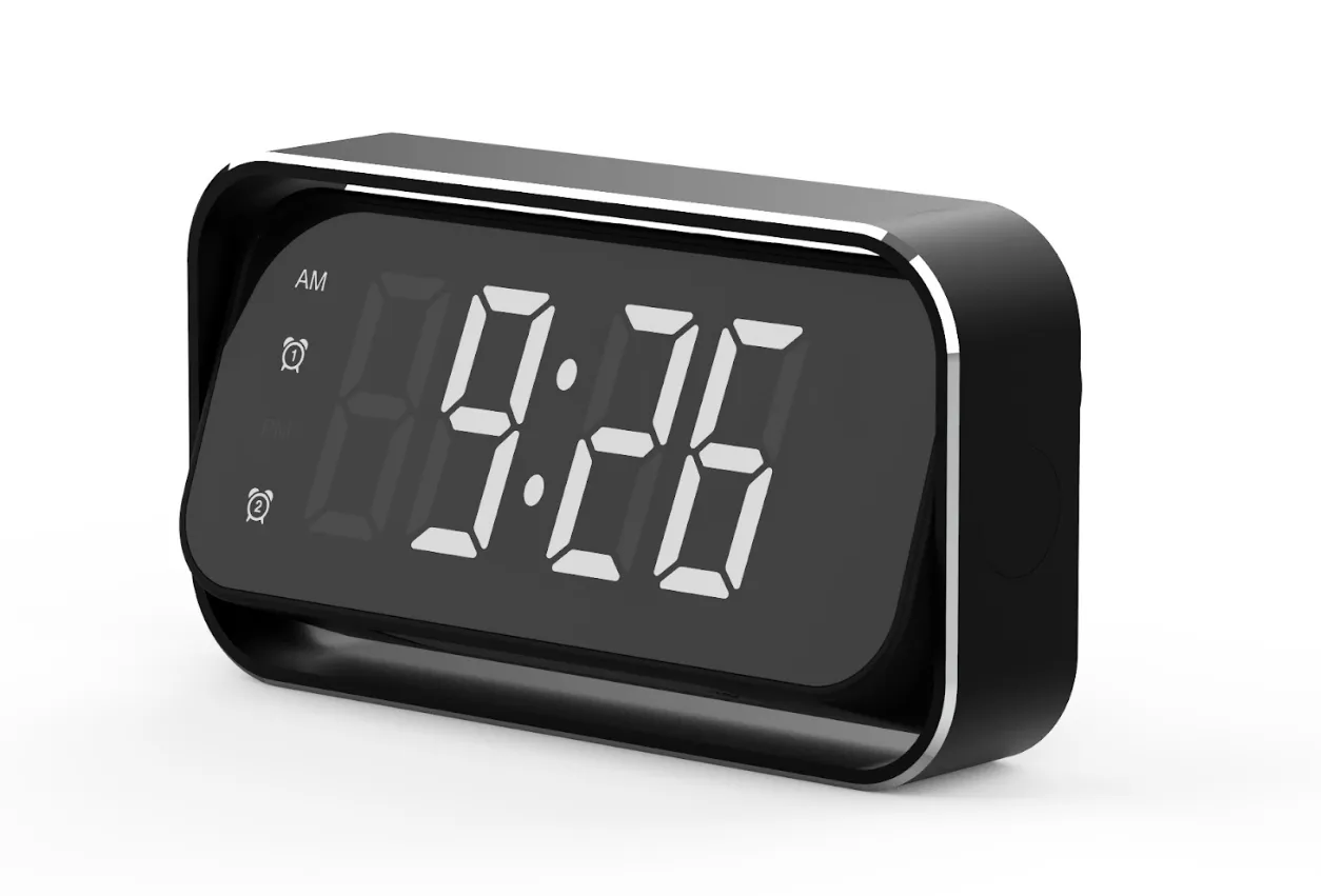 Smart Alarm Clock Spy Camera 1080P/2K/4K Full HD with Remote Night Vision & Motion Detection