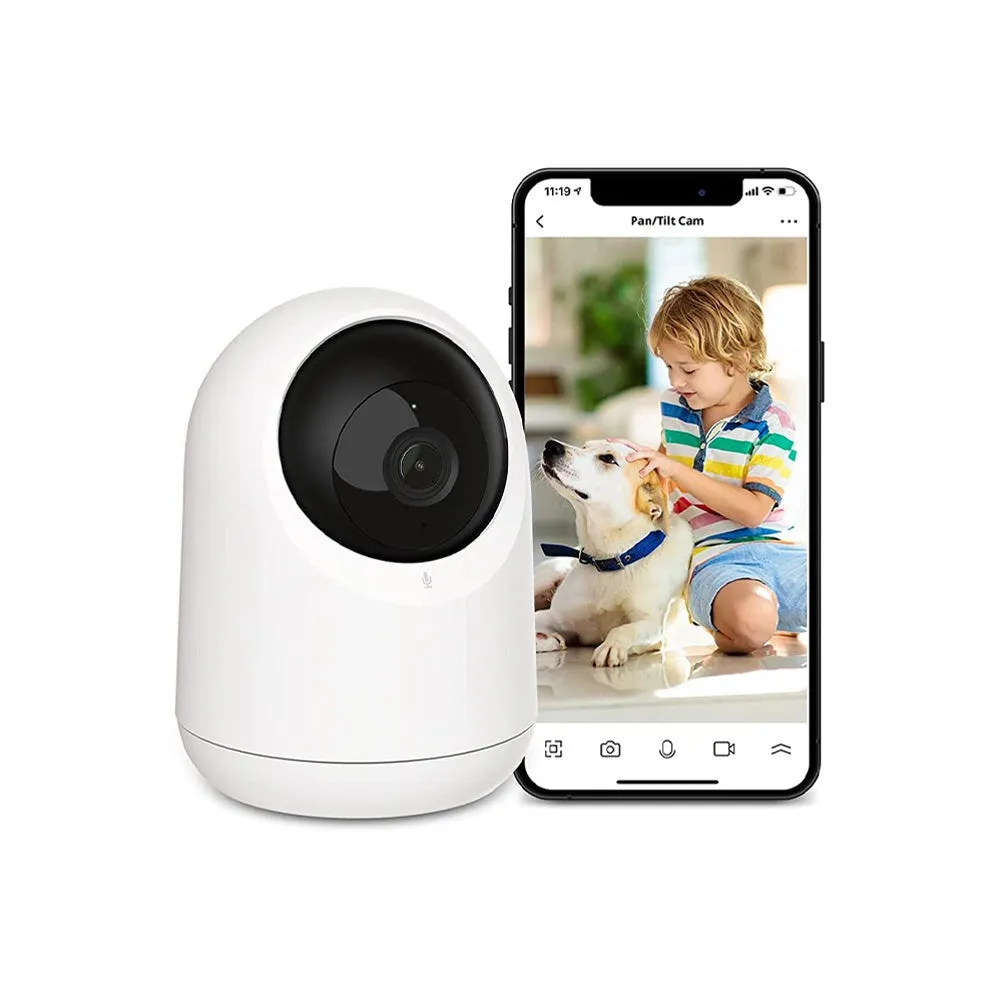 SwitchBot Pan/Tilt Cam 3MP Indoor Security Camera | Pan & Tilt with Auto Tracking, 2-Way Audio, Night Vision