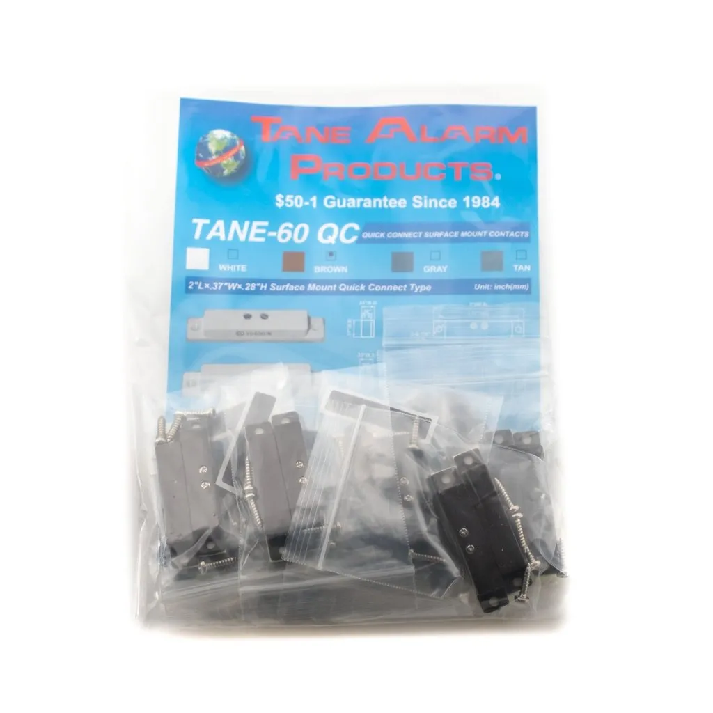 TANE 60QCBR Mini Surface Mount Brown Contact 10 Pack