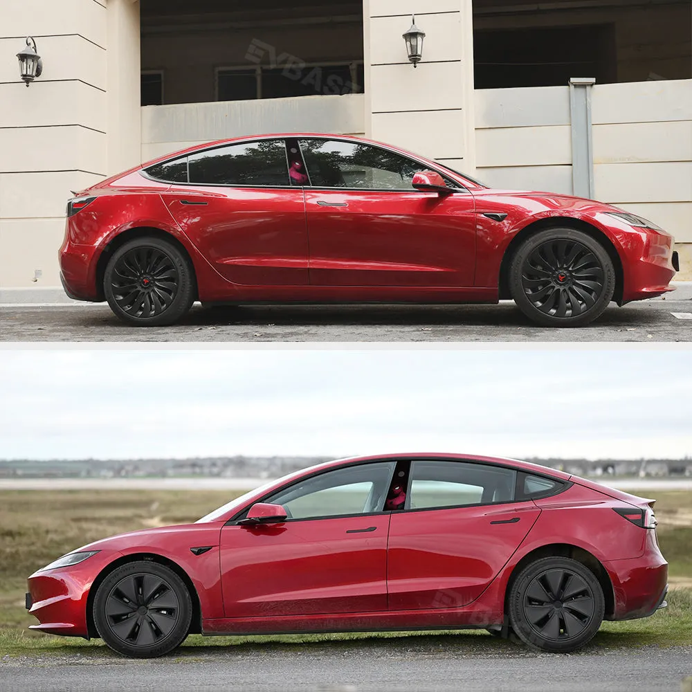 Tesla Model Y/3/3 Highland B Pillar Cover Protection Trim Center Window Pillar Post Wrap Stickers