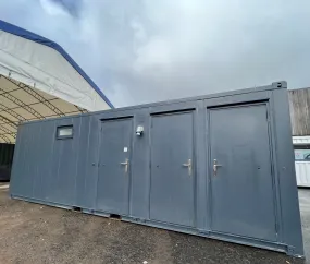 Toilet Block   Shower 24 x 9 Ft | 4   1 Toilet | Separate Shower Room | Portable Building | No 882