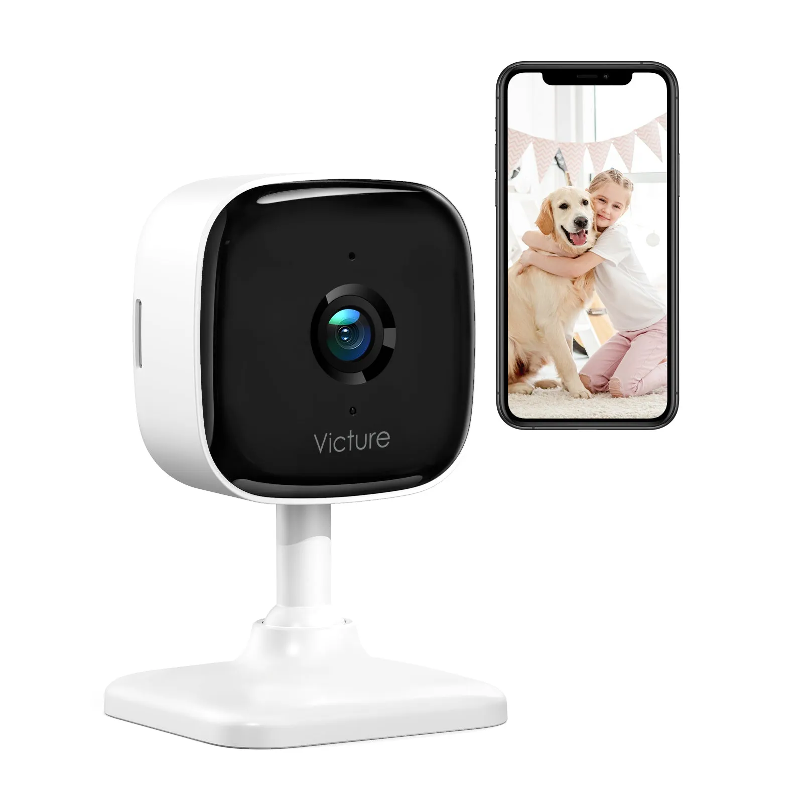 Victure PC440 1080P WiFi Night Vision Indoor Camera Baby Monitor