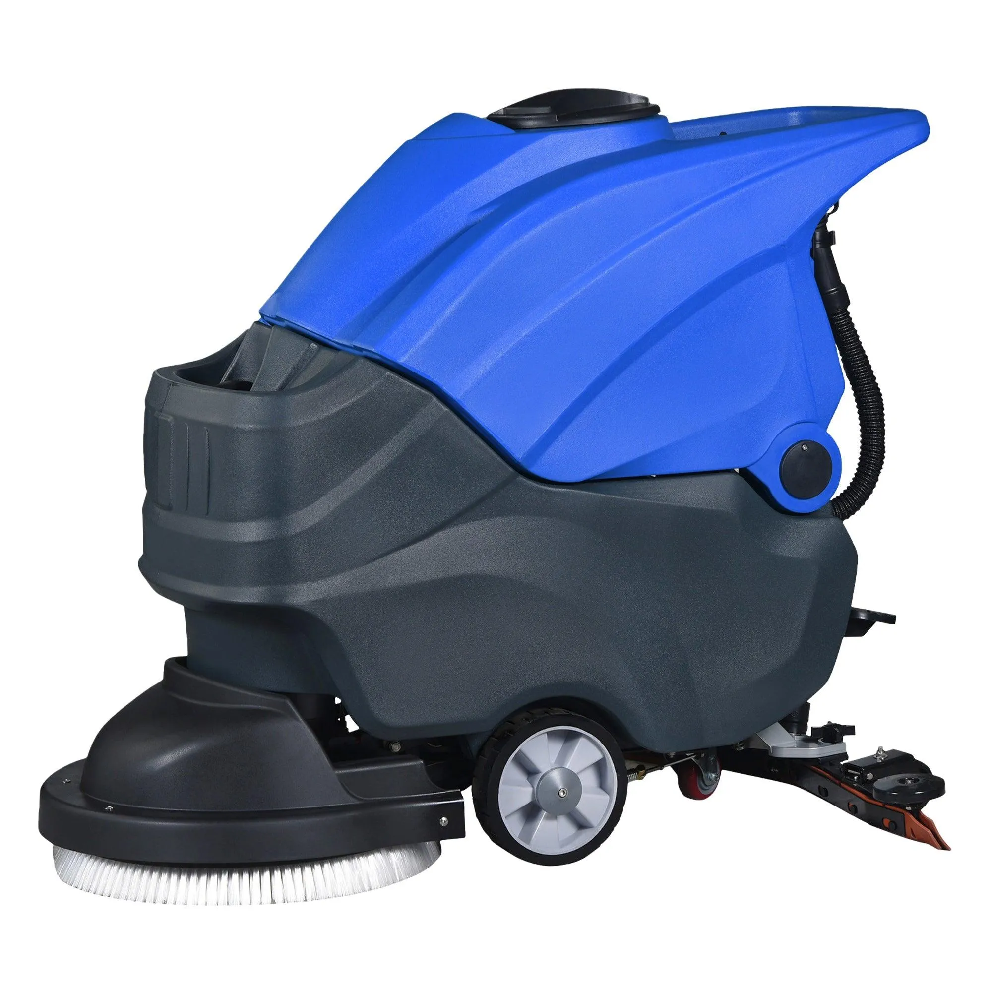 Walk-Behind Commercial Floor Scrubber with 20.8 Cleaning Path