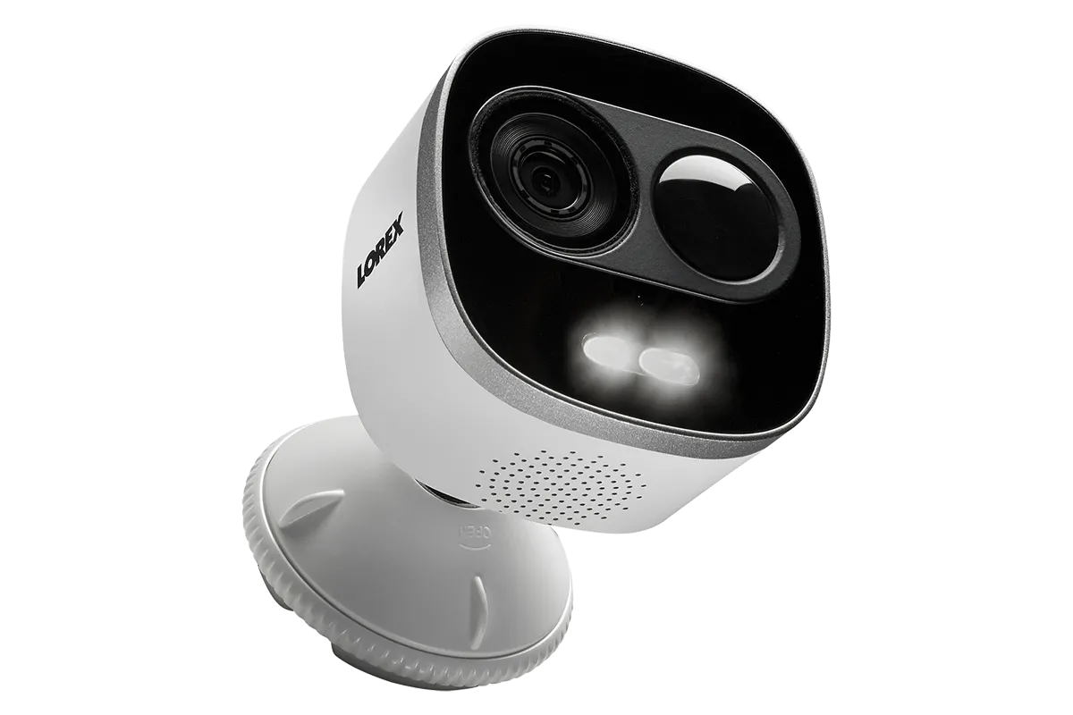 WiFi HD Outdoor Camera with Motion Activated Bright White Light, Two Way Audio, 65FT Night Vision