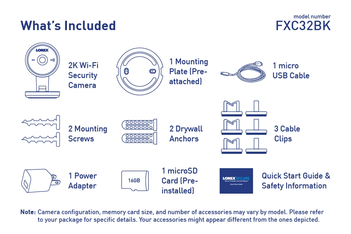 Wifi Home Security Camera with 2K Super HD resolution