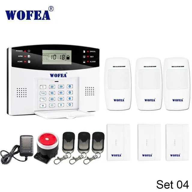 Wireless Home Security GSM Alarm System