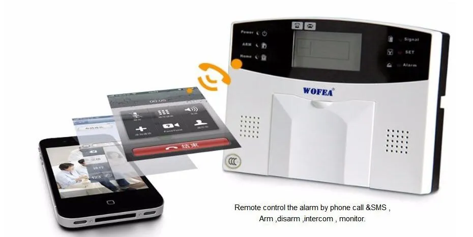 Wireless Home Security GSM Alarm System